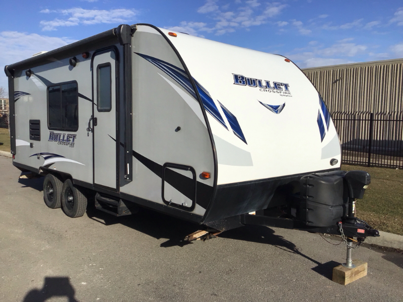 FRESH TRADE! 2019 Bullet Crossfire 2070BH Travel Trailer $265/mth w/$0 Down _1